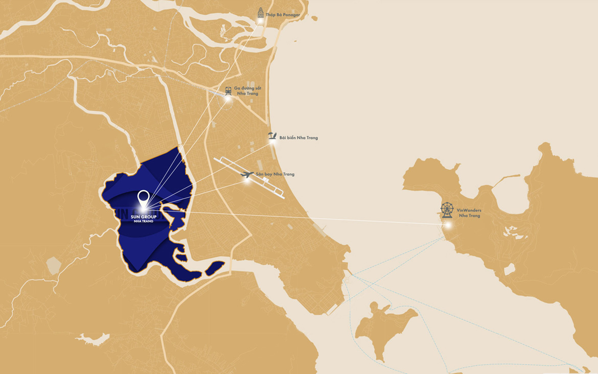 Bản đồ vị trí khu đô thị Charmora City Nha Trang