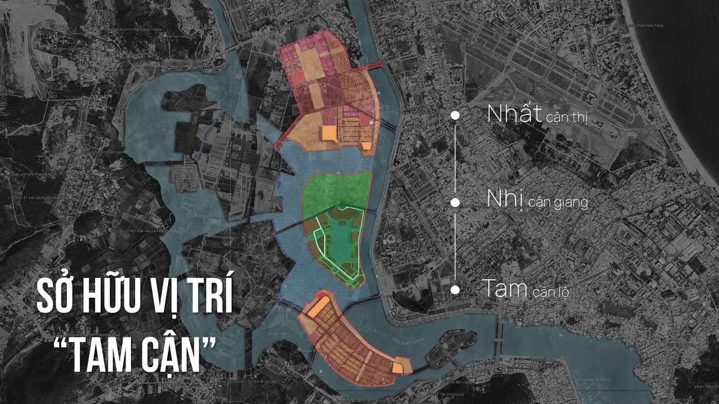 Bản đồ vị trí Charmora City - Nhất Cận Thị, Nhị Cận Giang, Tam Cận Lộ