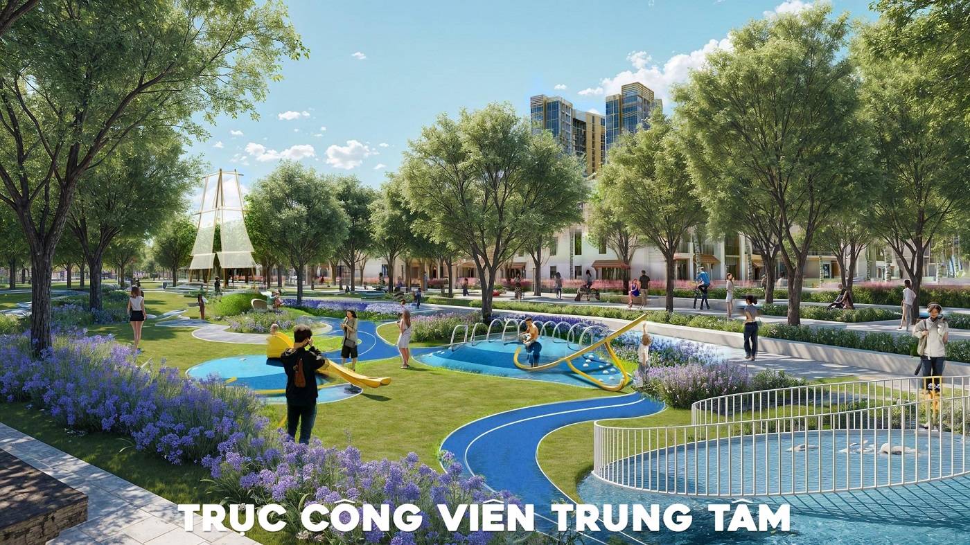 Trục công viên trung tâm Charmora City